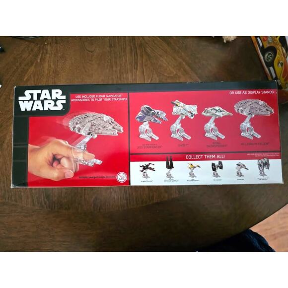 Star Wars/Hot Wheels HERO STARSHIP 4 pack  DIE CAST - Picture 7 of 8